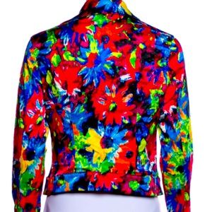 Erin by Anthropology colorful, cheerful spring jacket, size XL. Think Spring!
